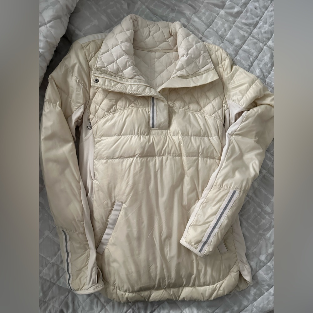 Lululemon Down Pullover, Cream